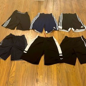 Boys athletic shorts all size small, nike, adidas and puma